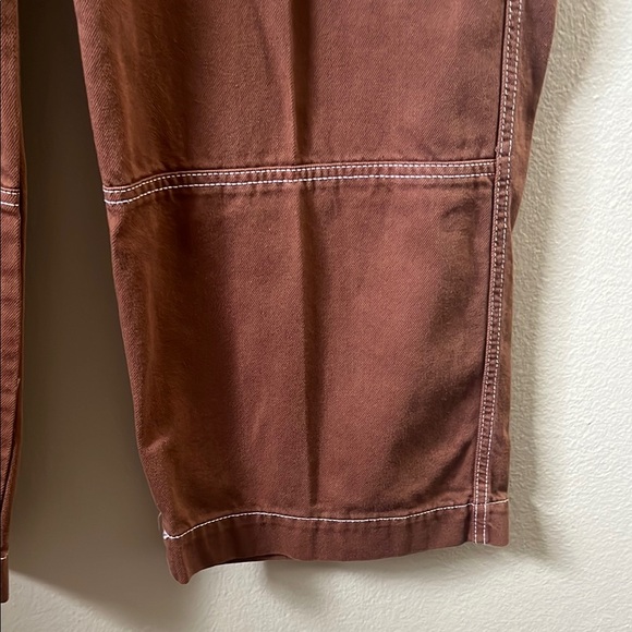 Wild Fable Brown Pants with Contrast Stitching - Picture 7 of 9